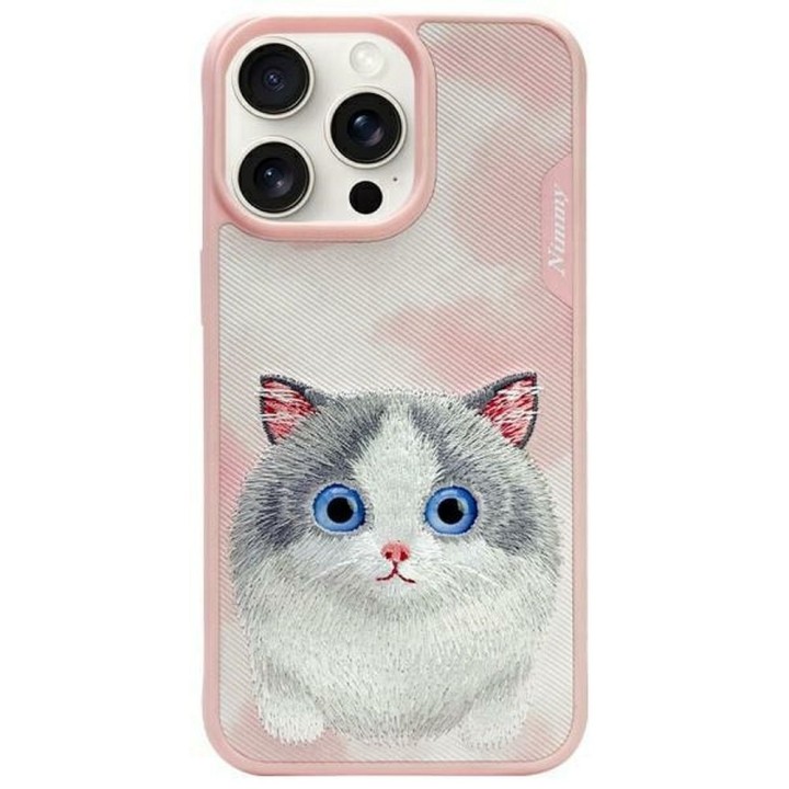 NIMMY чохол BIG EYED PET 2.0 Cat для IPHONE 15 Pro рожевий