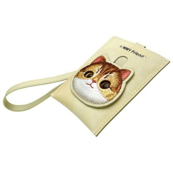 Чохол для телефон гаманець сумочка набір 3 в 1 Nimmy Big Eyed Pet 2.0 Cat хакі