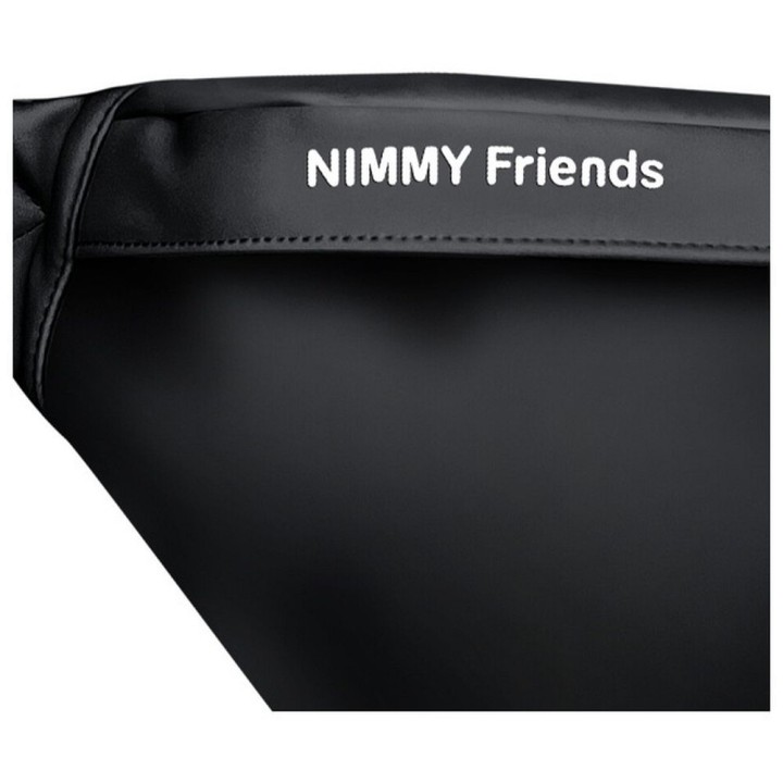 Torebka nerka na ramię Nimmy Glasses Cool Dog czarne