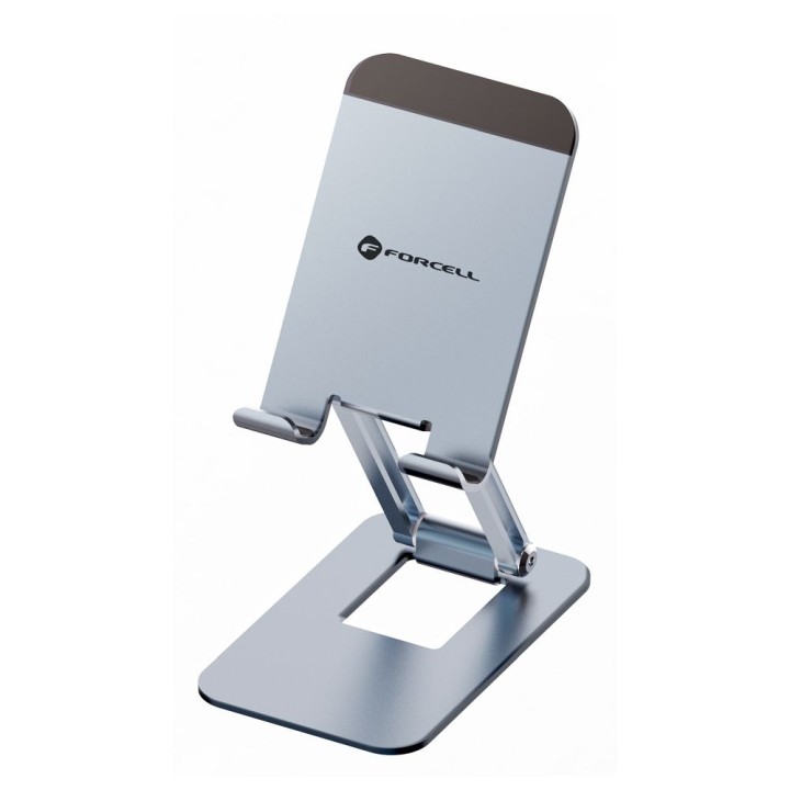 Phone holder / tablet desktop foldable Forcell F-Grip Fold Stand 1 grey