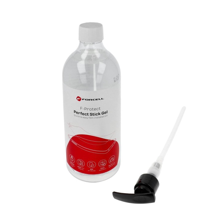 Phone film application fluid Forcell Perfect Stick Gel 1L with dispenser