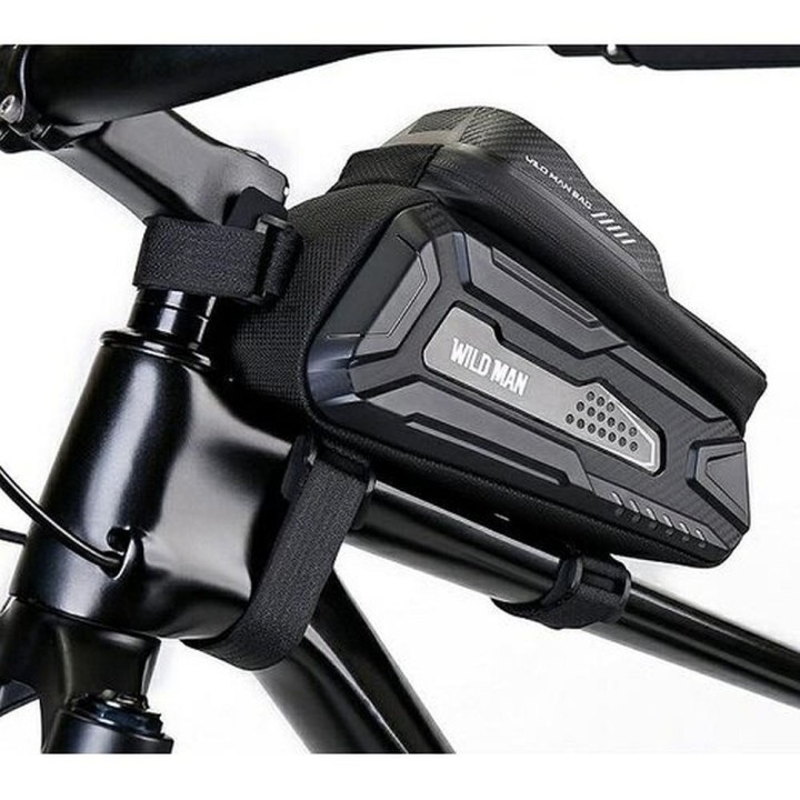 WILDMAN сумка велосипедна на раму на блискавка 2L (4" - 7") M30 чорна