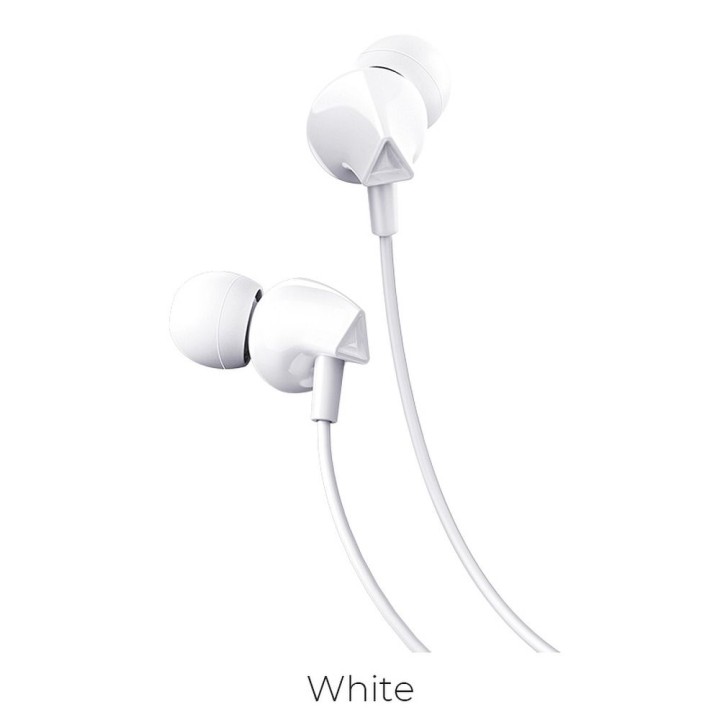 Headphones wired in-ear Jack 3,5 mm Hoco M60 white