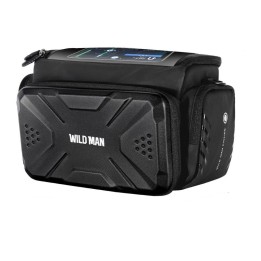 WILDMAN сумка велосипедная на руль на молния 4L GS6 черная