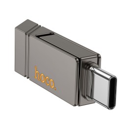 Pendrive 256GB USB 3.2 (USB A + USB C) Hoco UD14 szary