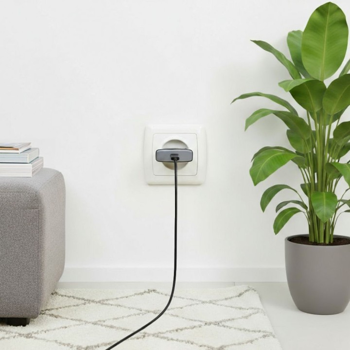 Сетевое зарядное устройство для телефона Forcell F-Energy Ultra Slim GaN III USB C PD QC4.0 3A 30W B130101-E черное