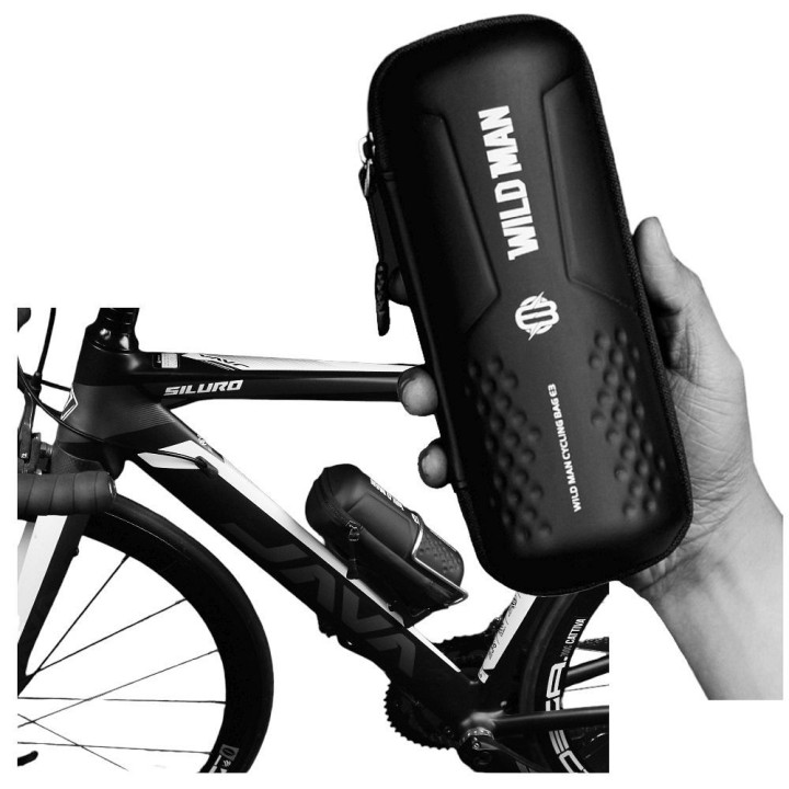WILDMAN pannier bag bike for holder for water bottle 0,8L E3 black