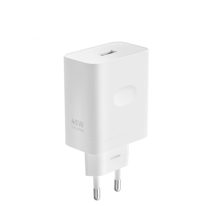 Original wall charger Oppo SuperVOOC VCB4JAEH 45W Power Adapter white bulk