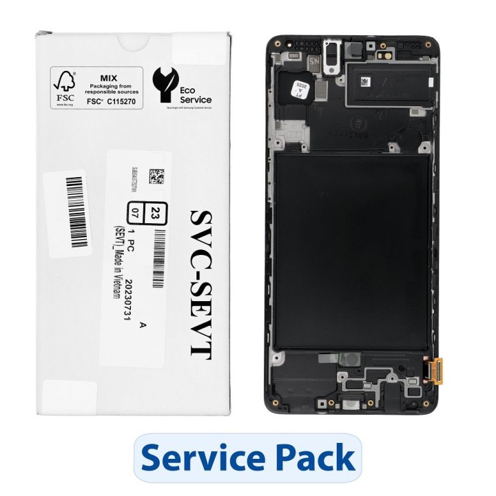 ServicePack LCD дисплей для SAMSUNG A71 A715F GH82-22248A