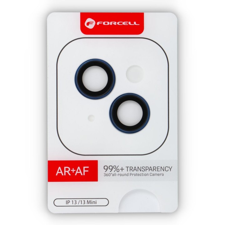 Загартоване скло на камеру для iPhone 13 / 13 Mini Forcell Premium синє 0INT