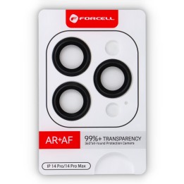 Загартоване скло на камеру для iPhone 14 Pro / 14 Pro Max Forcell Premium зоряний чорне 0INT