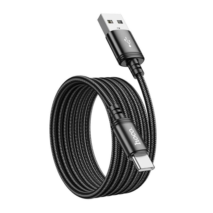 USB-A to USB-C cable Hoco 3A 2 m X89 black