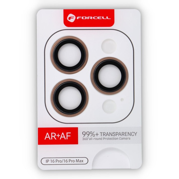 Szkło hartowane na aparat do iPhone 16 PRO / 16 PRO MAX Forcell Premium tytanowy pustynny 0INT