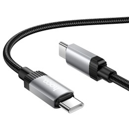 Кабель USB-C – USB-C Hoco 3A 60W 1 m X117 чорний