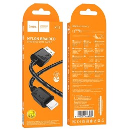 Кабель USB-A – USB-C Hoco 3A 1 m X113 черный