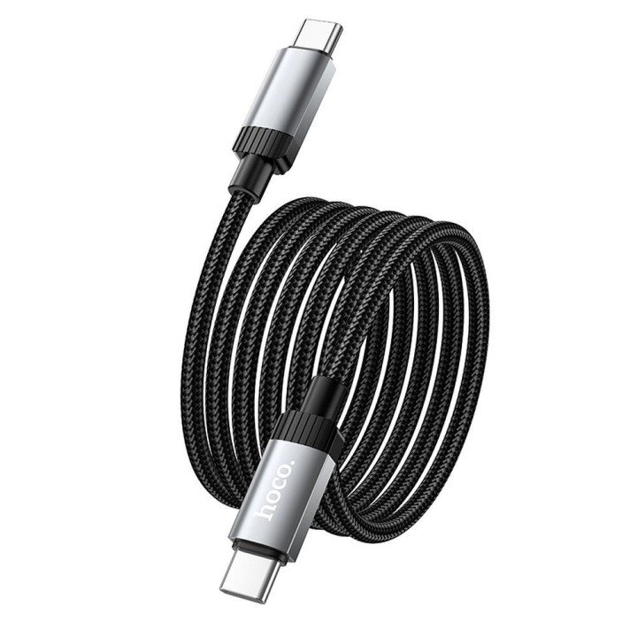 USB-C to USB-C cable Hoco 3A 60W 1 m X117 black