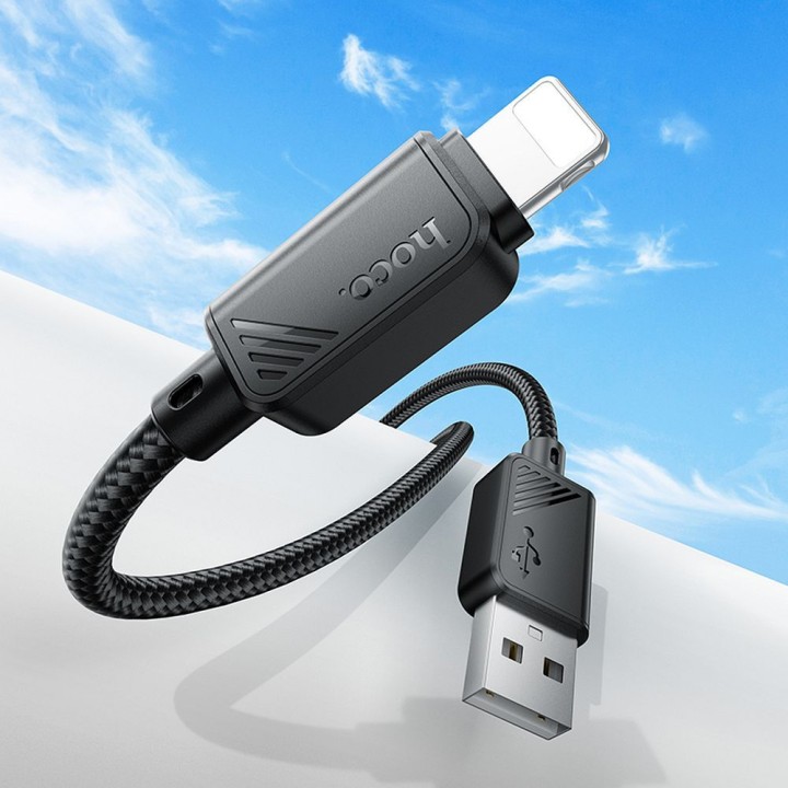 Kabel USB A do Lightning Hoco 2,4A 1 m X113 czarny
