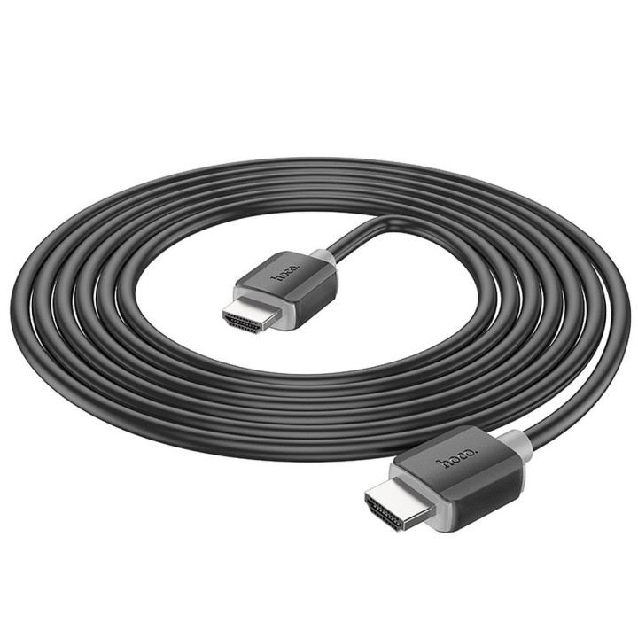 Кабель HDMI – HDMI Hoco вер. 2.0 4K/60Hz 1 m US08 черный
