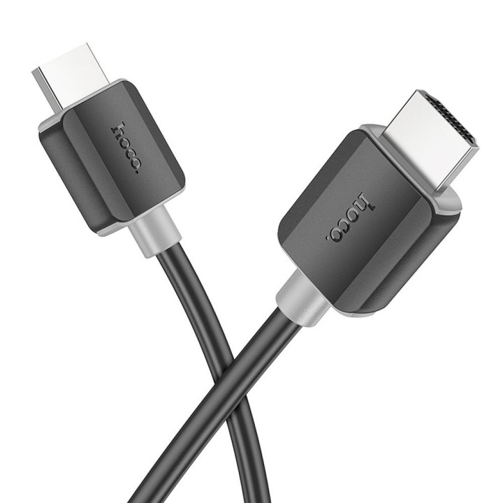 Кабель HDMI – HDMI Hoco вер. 2.0 4K/60Hz 1 m US08 чорний