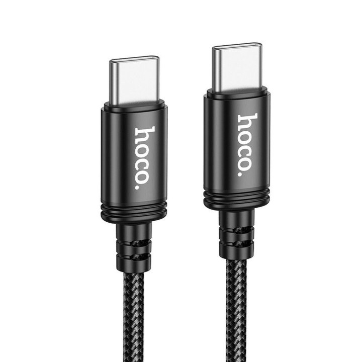 Кабель USB-C – USB-C Hoco 3A 60W 2 m X89 черный