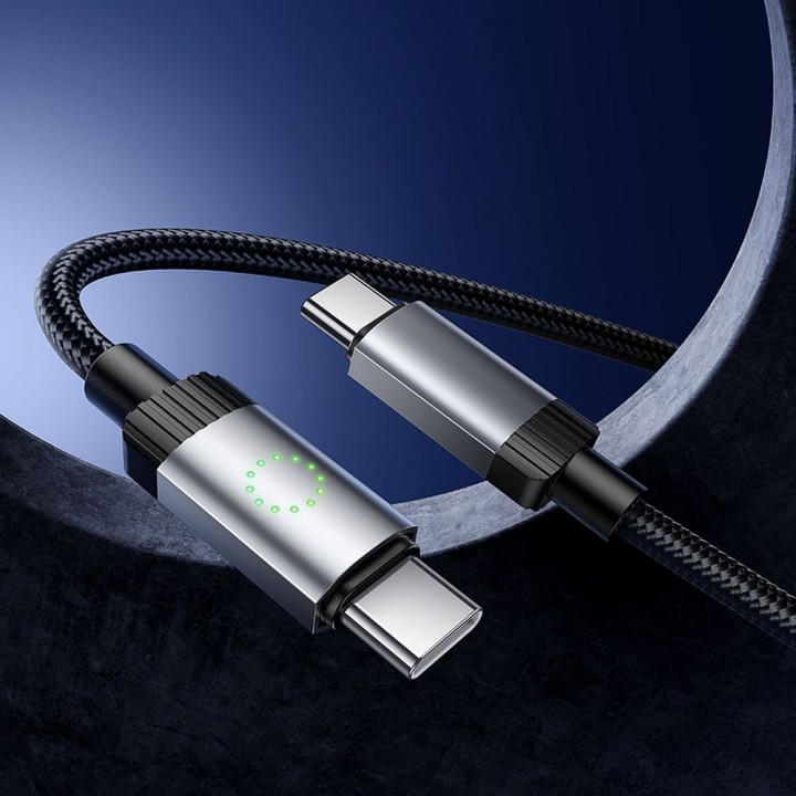 USB-C to USB-C cable Hoco 3A 60W 1 m X117 black