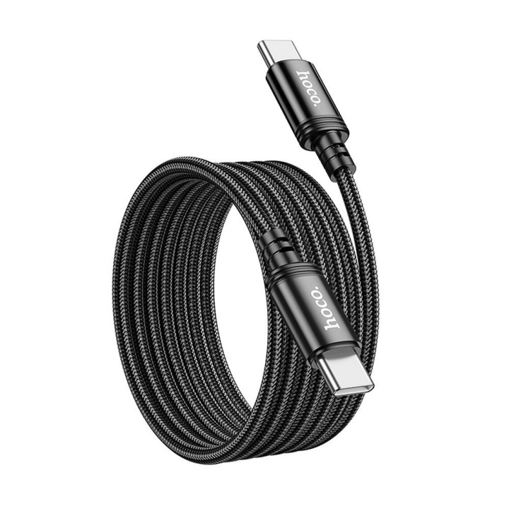 Кабель USB-C – USB-C Hoco 3A 60W 2 m X89 черный