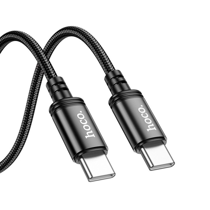 Кабель USB-C – USB-C Hoco 3A 60W 2 m X89 черный
