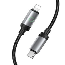 USB-C to Lightning cable Hoco PD 27W 1 m X117 black