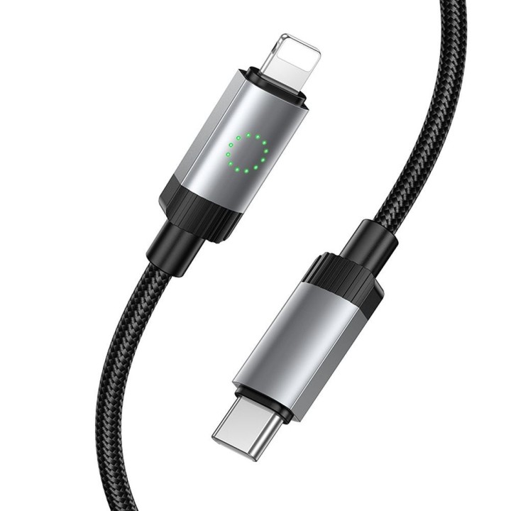 USB-C to Lightning cable Hoco PD 27W 1 m X117 black