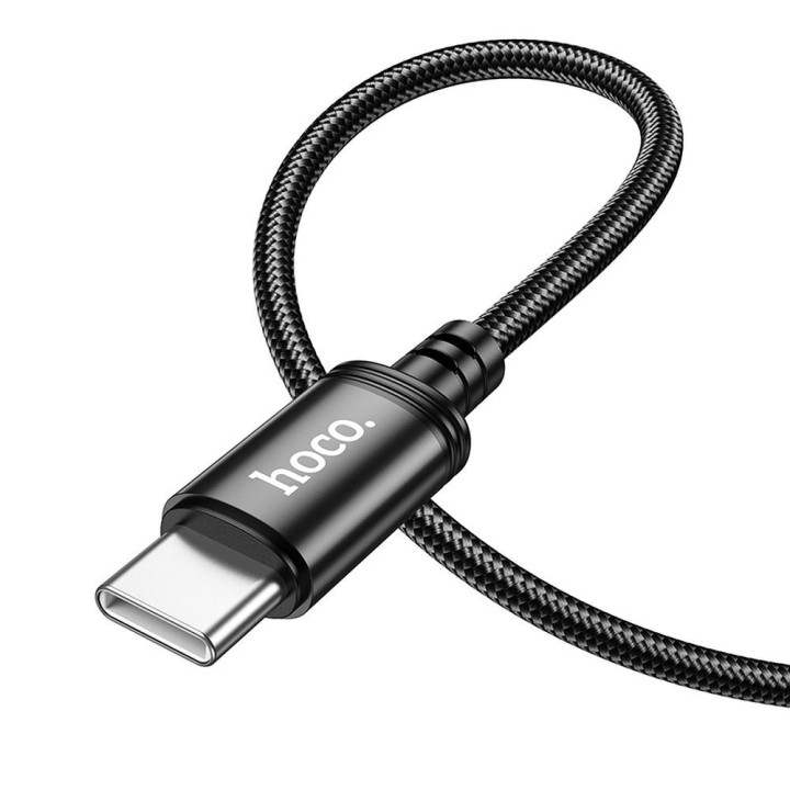 USB-C to USB-C cable Hoco 3A 60W 2 m X89 black