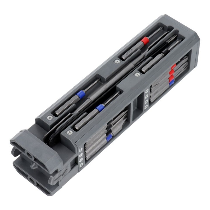 Set screwdrivers precision / screwdrivers service, bits 30w1 aluminium