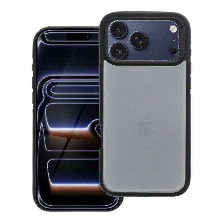 Etui na iPhone 17 Pro Max / 18 Pro Max (low camera edge) Neo czarne