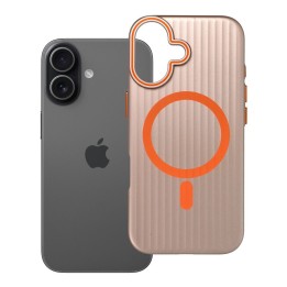Futerał do iPhone 17 Simply zgodny z MagSafe tytanowy pustynny
