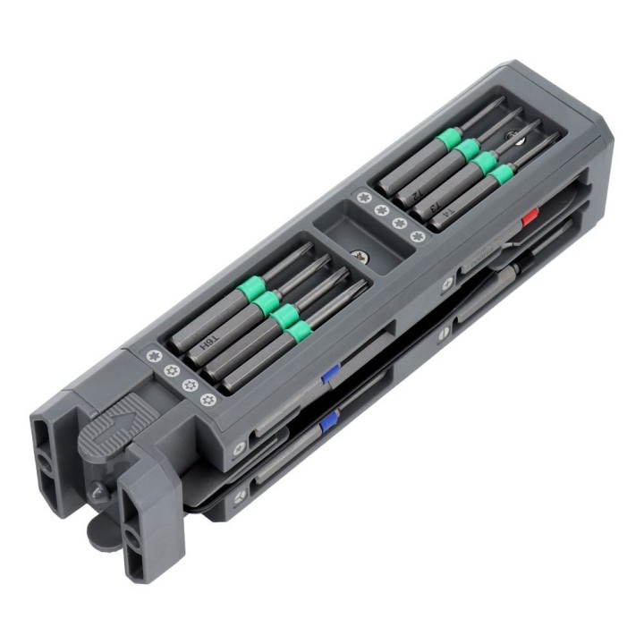 Precision screwdriver / repair screwdriver and bit set 30-in-1 aluminium
