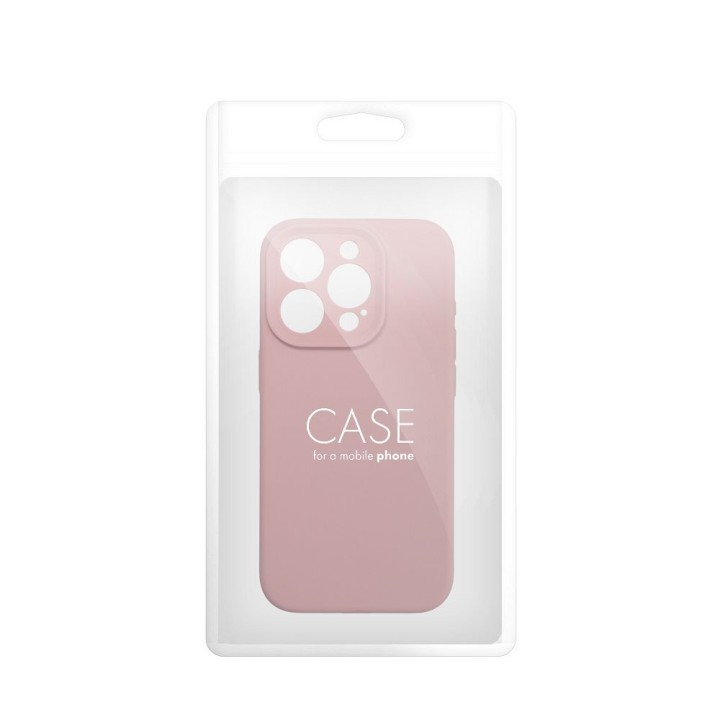 Чохол для iPhone 17 Pro Max / 18 Pro Max (low camera edge) Silicone 2mm (camera protection) сумісний з MagSafe пудровий рожевий