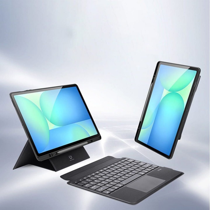 DUX DUCIS case DK foldable with keyboard wireless for SAMSUNG Tab S10 FE Plus black