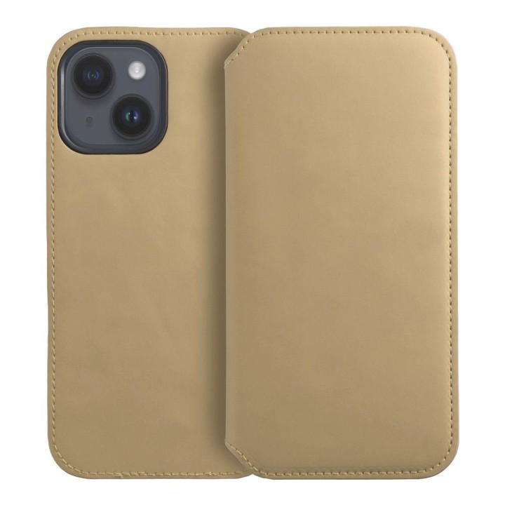 Flip case for iPhone 17 PRO MAX / 18 PRO MAX Dual Pocket Book gold