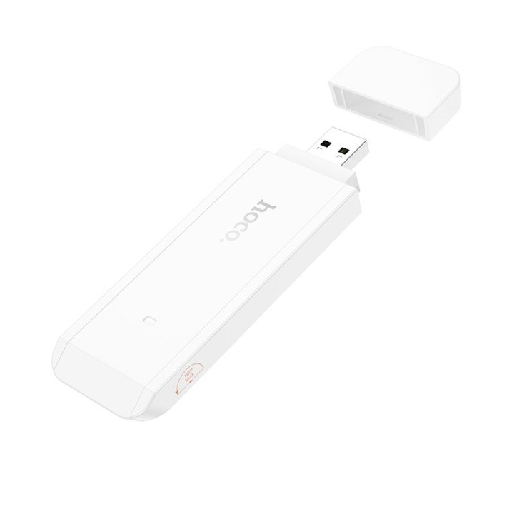 Портативный беспроводной роутер USB A Hoco WiFi HI40 белый