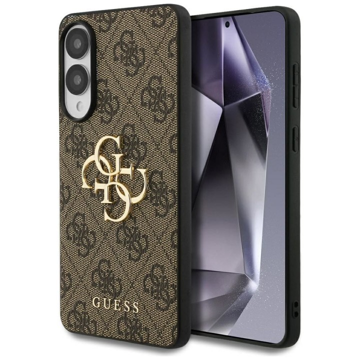 GUESS чохол для SAMSUNG S25 Edge GUHCS25E4GMGBR (4G PU Big Logo) коричневий