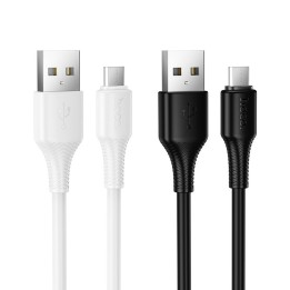 Cable USB A for Micro USB Hoco 2,4A 1 m X120 white