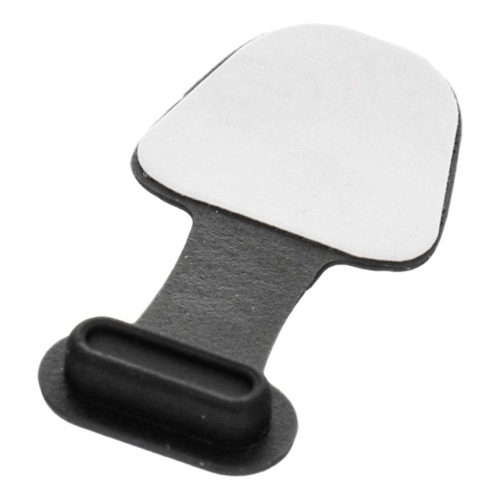 Charging port plug Lightning with holder black