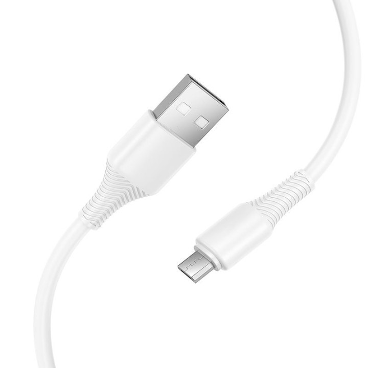 Кабель USB A для Micro USB Hoco 2,4A 1 m X120 білий