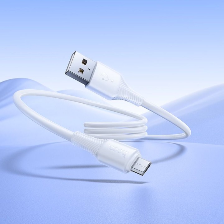 Cable USB A for Micro USB Hoco 2,4A 1 m X120 white