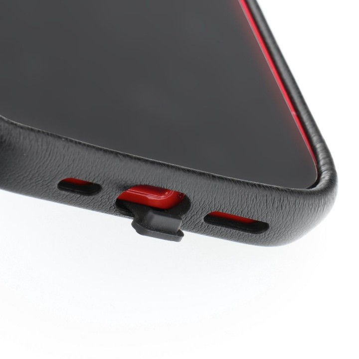 Charging port plug USB-C with holder black