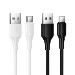 Кабель USB-A – USB-C Hoco 3A 1 m X120 чорний