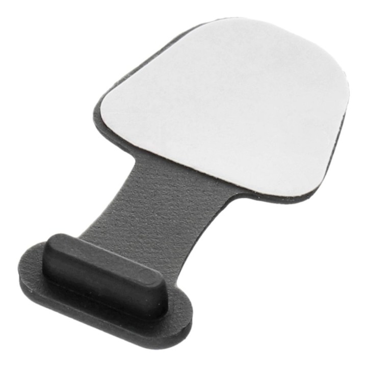Charging port plug USB-C with holder black