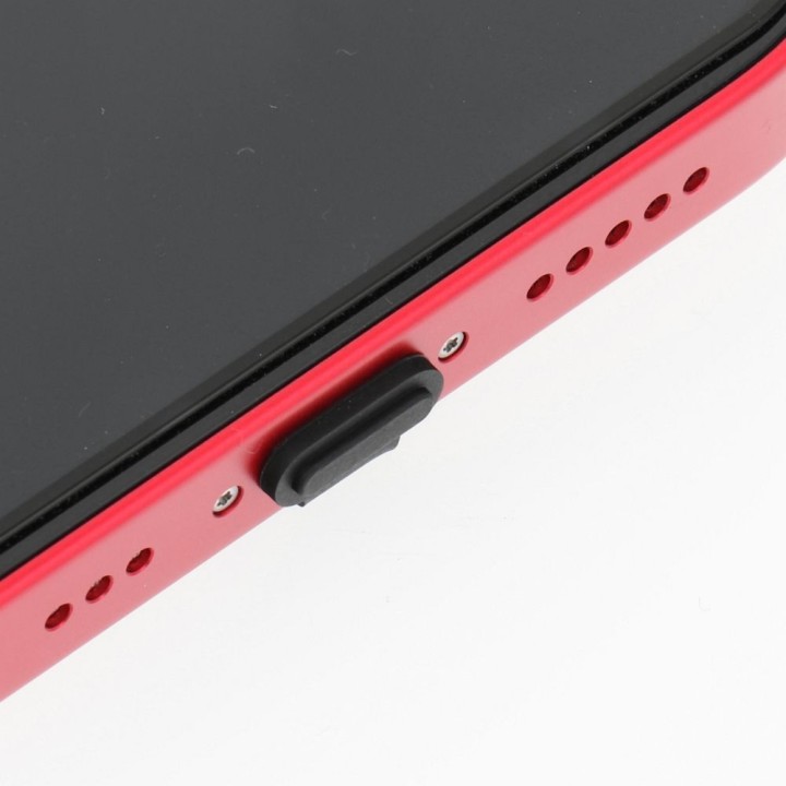 Заглушка роз'єму зарядки USB-C з тримачем чорна
