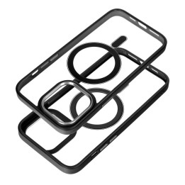 Чехол для iPhone 17 Color Edge Mag Cover совместимый с MagSafe черный