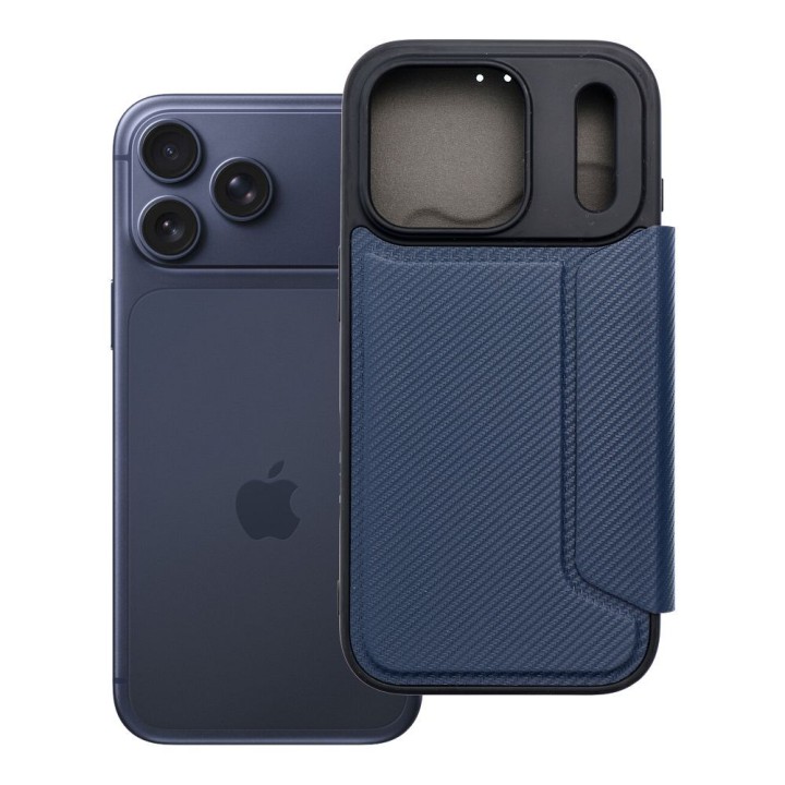Чехол с клапаном для iPhone 17 PRO / 18 PRO Razor Book синий