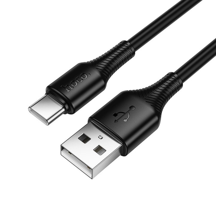 Кабель USB-A – USB-C Hoco 3A 1 m X120 черный